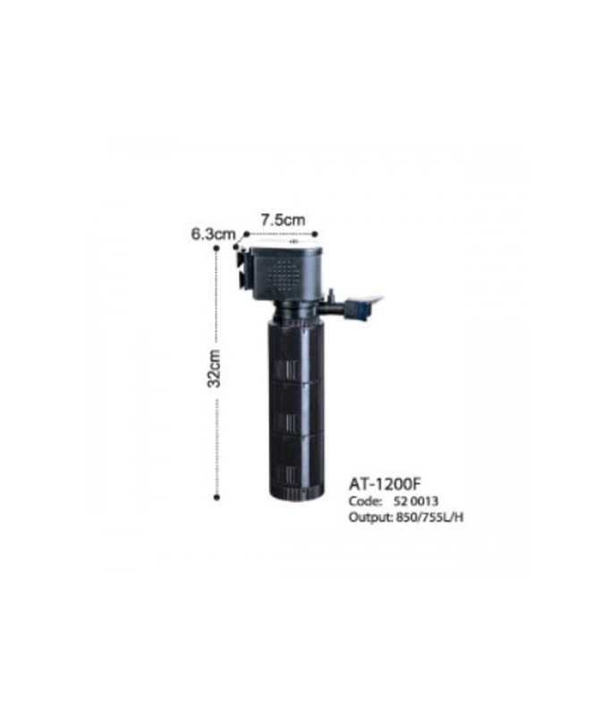 KW Zone Atlas AT Internal Filter[Model - FAT1200F, Max Output - 1200L/H]