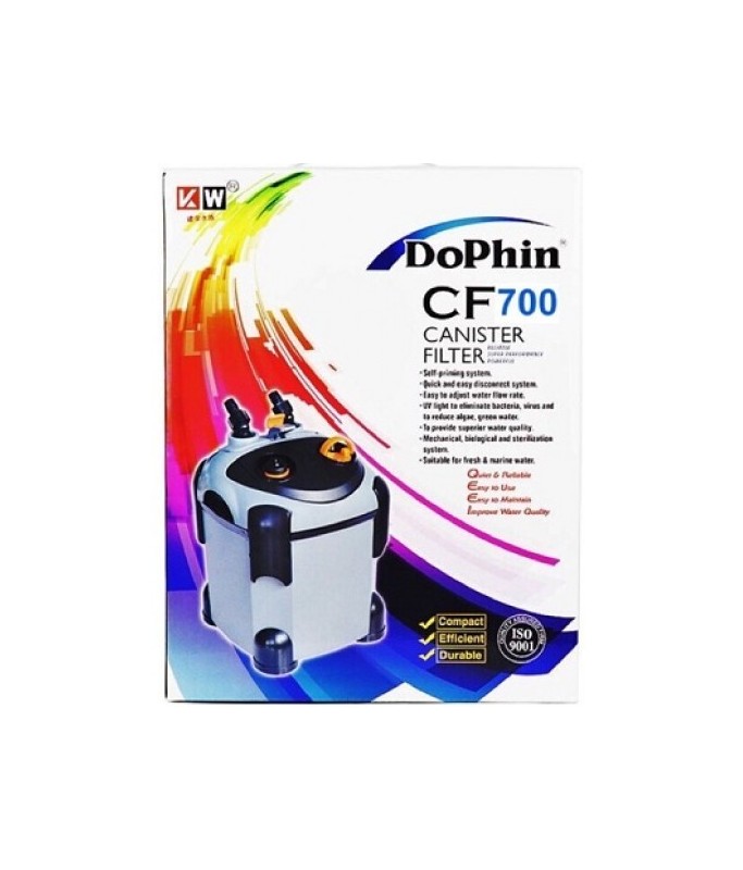 KW Zone Dophin Canister Filter With UV[Model - FDCF700, Max Output - 750L/H]