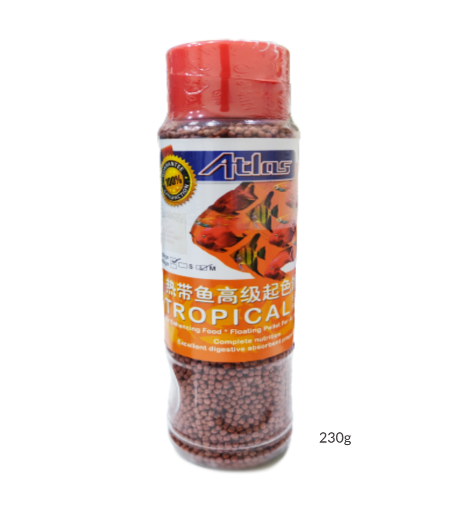 KW Zone Atlas Tropical Pellet Food[Weight - 230g]