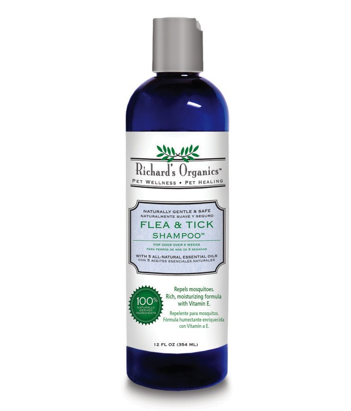Synergy Labs Richard Organic Flea & Tick Shampoo - Dog [Volume - 354ml]