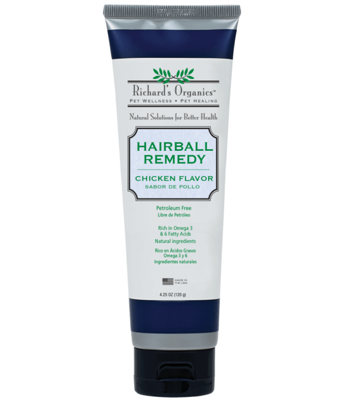 Synergy Labs Richard Organic Hairball Remedy Tube [Weight - 120g, Flavor - Chicken]