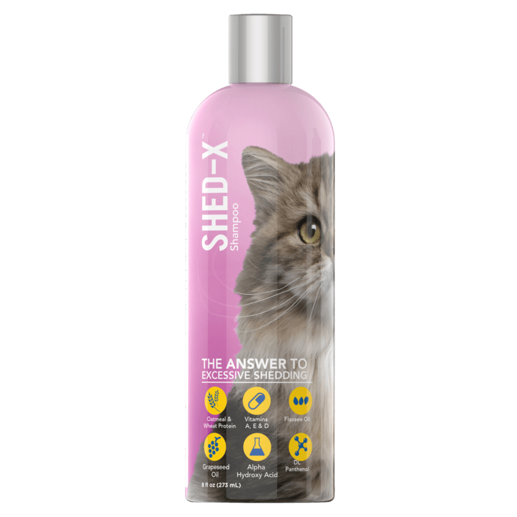 Synergy Labs Shed-X Anti-Shedding Cat Shampoo-[Volume - 237ml]