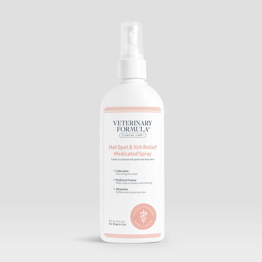 Synergy Labs Veterinary Formula Clinical Care Hot Spot & Itch Relief Medicated Spray 236ml For Dogs & Cats[Volume - 236ml]