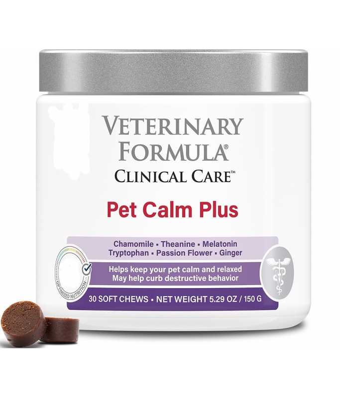 Synergy Labs Veterinary Formula Clinical Care Pet Calm Plus 150g (30 counts)[Count - 30, Weight - 150g]