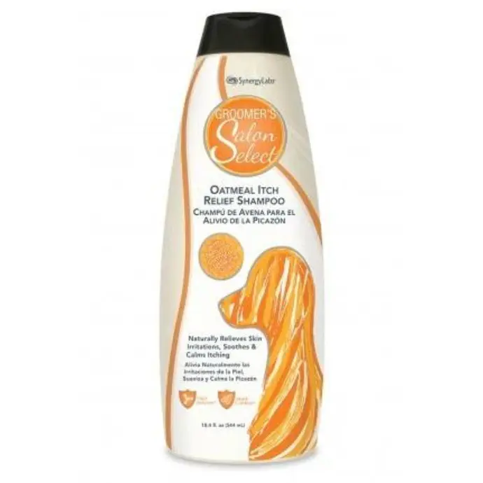Synergy Labs Groomers Salon Select Oatmeal Itch Relief Dog/Cat Shampoo 544ml[Volume - 544ml]