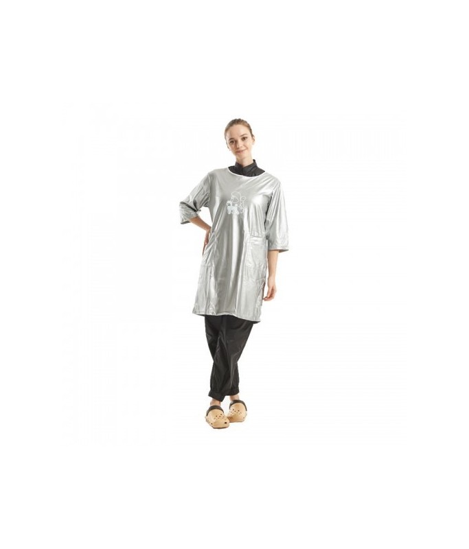 Shernbao Professional Grooming Apparel With Super Waterproof -GA-21[Color - Silver, Size - L]