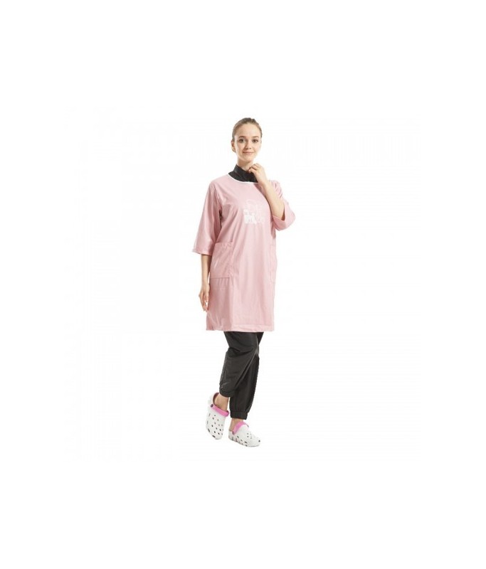 Shernbao Professional Grooming Apparel With Super Waterproof -GA-21[Color - Pink, Size - XL]