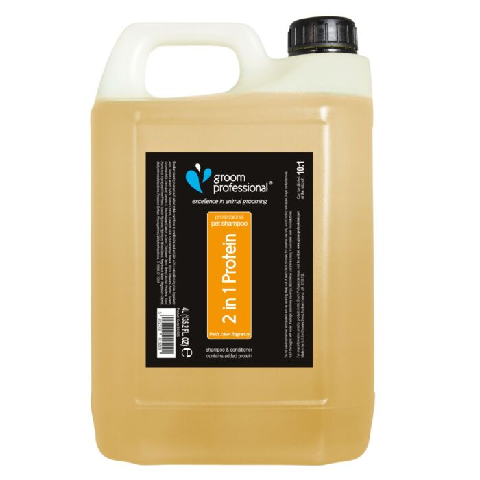 Groom Professional 2 In 1 Protein Shampoo - 4 Litre