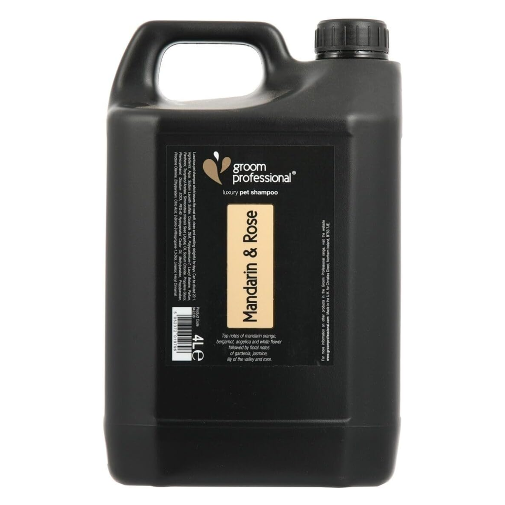 Groom Professional Exclusive Mandarin & Rose Shampoo 4L[Volume - 4 litre]