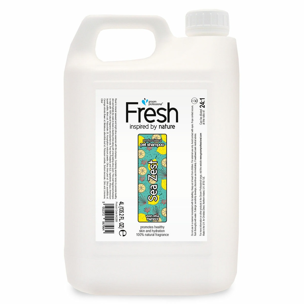 Groom Professional Fresh Sea Zest Shampoo[Volume - 4 litre]