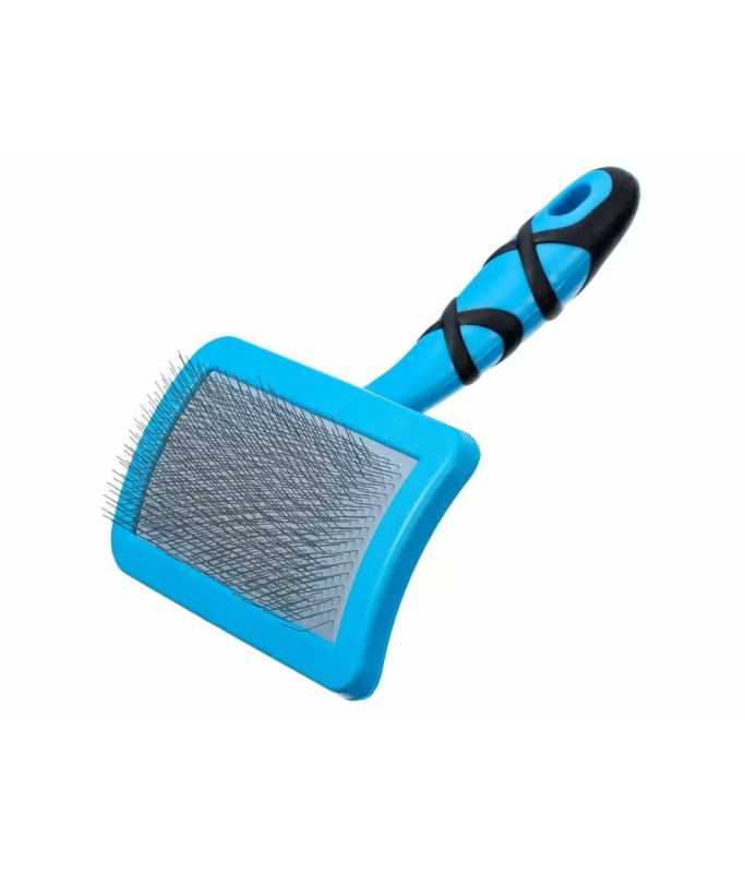 Groom Professional Curved Soft Slicker Brush [Size - M]