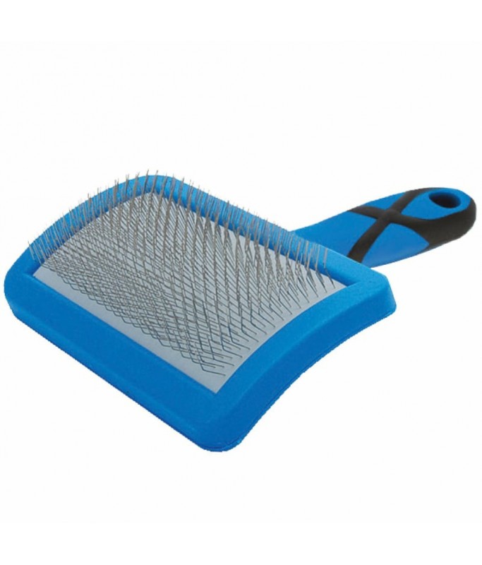 Groom Professional Curved Soft Slicker Brush Large - GP850292 - 19x10 cm