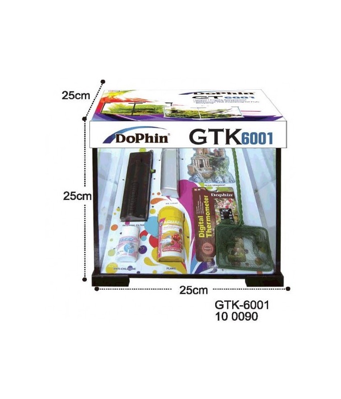 KW Zone GTK6001 Glass Tank (Set)-15.6 Litre