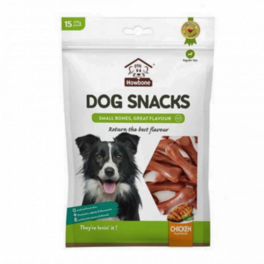 Howbone Dog Snack -Small Bone 270g (15pcs/pack) - Chicken