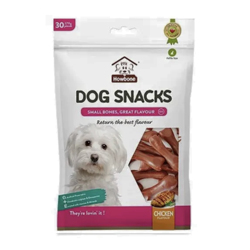 Howbone Dog Snack -Mini Bone 270g (30pcs/pack) - Chicken Flavour