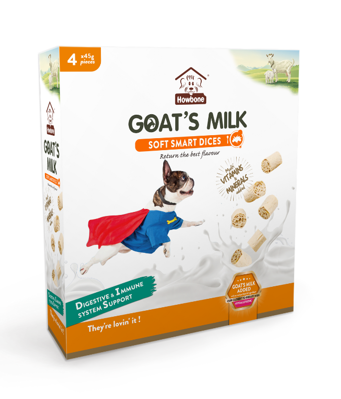 Howbone Goat's Milk - Soft Smart Dices (4pcs x 45g)