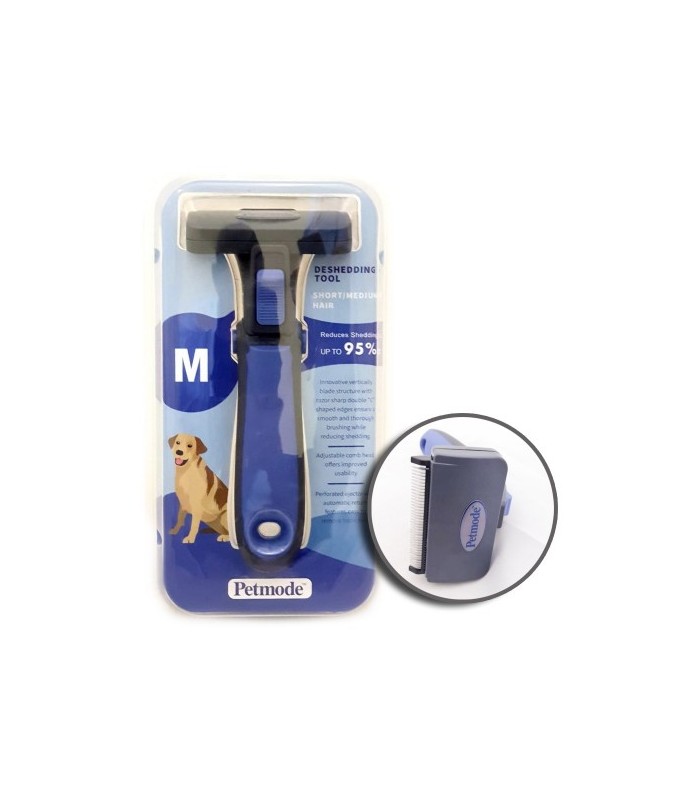 Pet Mode Deshedding Tool for Short/Medium Dog[Size - M]