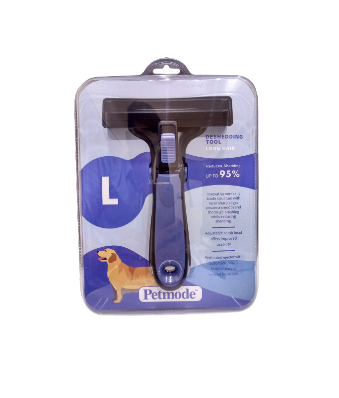 Pet Mode Deshedding Tool for Long Hair Dog[Size - L]