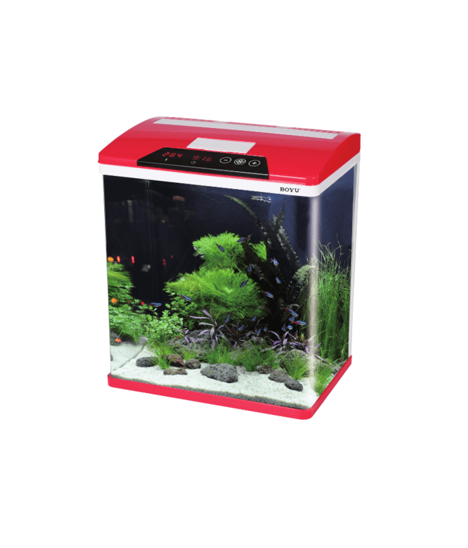 Boyu Hg Series Aquarium Red[Dimension - 32 x 22 x 31 cm]