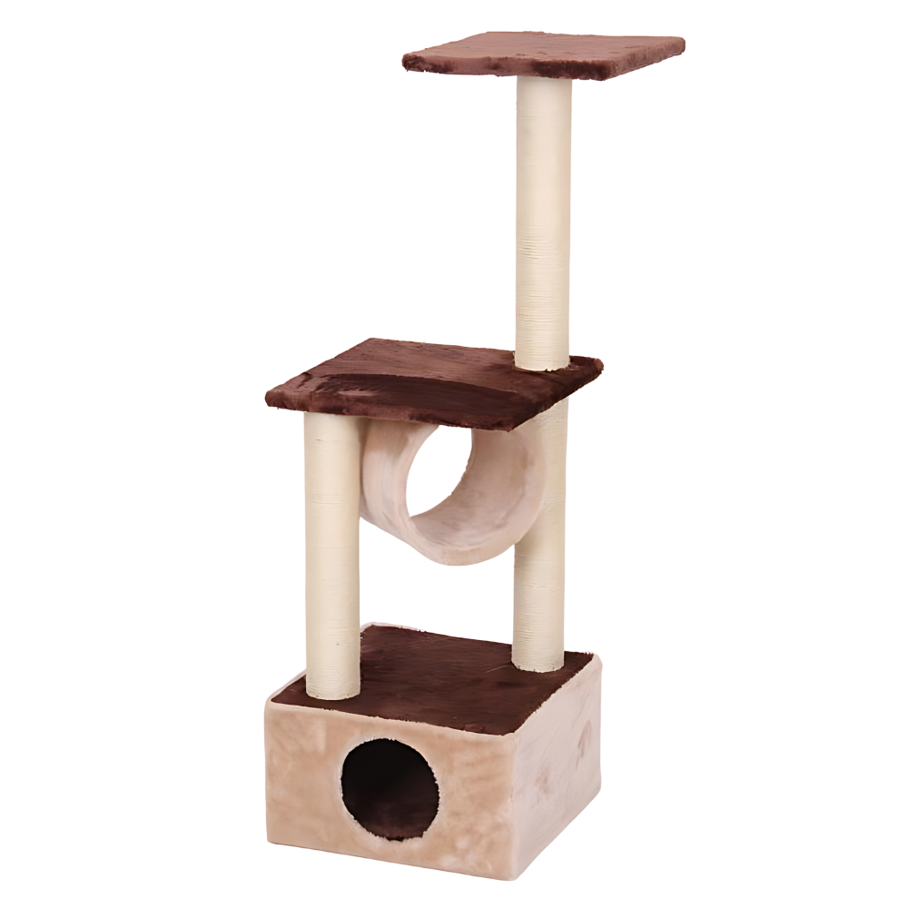 Catry Cat Tower With Scratcher 35x35x103cm