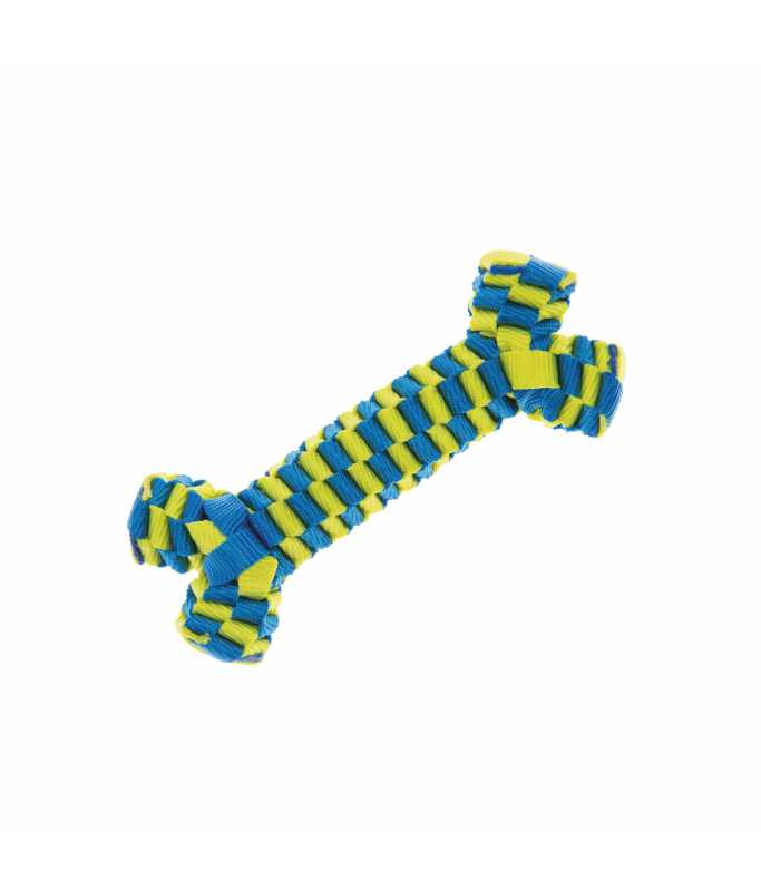 Imac Braided Nylon Strap Bone Dog Toy Small, 18x8,5x3cm