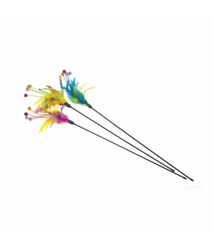 IMAC Cat Toy Cane with Feathers 50cm