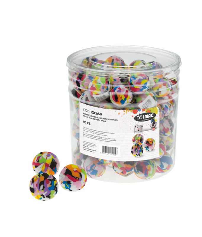 Imac Cat Toy Multicolour EVA Foam Balls, 90pcs