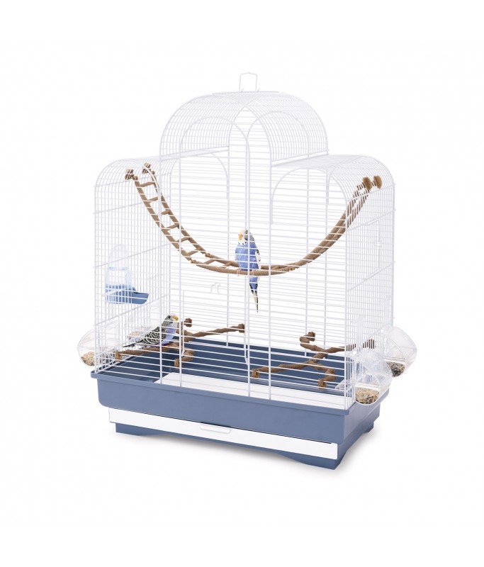 IMAC FIONA-Cage for Canaries, Parakeets and Exotic birds[Dimension - 50x30x65cm]