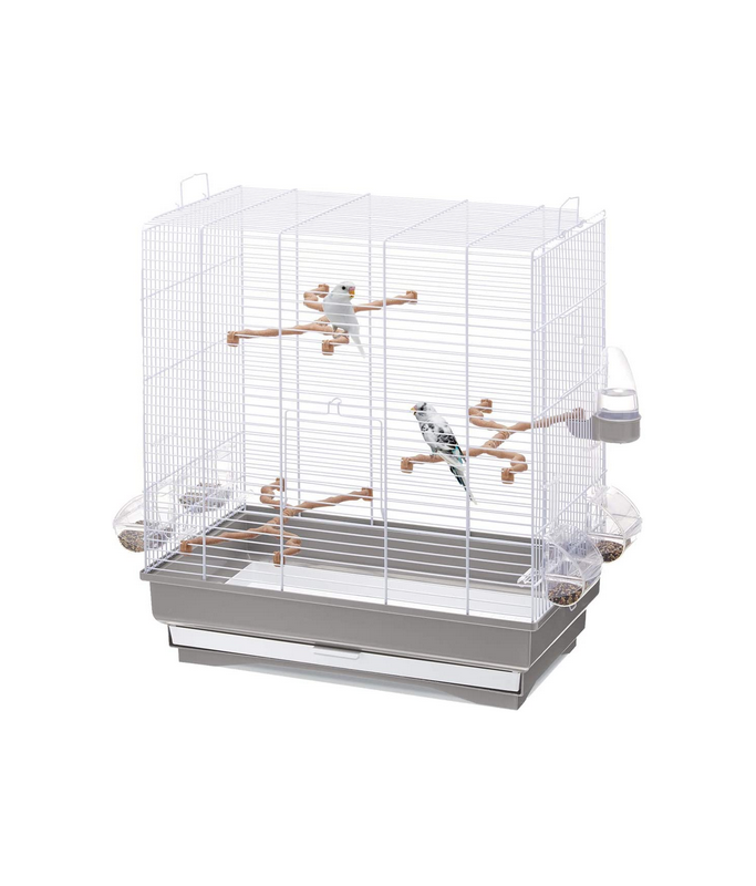 IMAC Carlotta-Bird Cage - 50X30X56CM[Color - White]