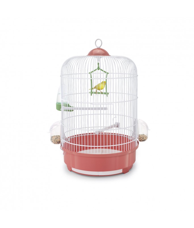 IMAC Milly Cage for Canaries[Color - White, Dimension - 48 x Ø33cm]