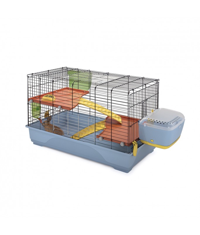 IMAC BENNY 100 Cage For Rabbits, Chinchillas, Guinea Pigs And Ferrets- 100x54.5x66 cm