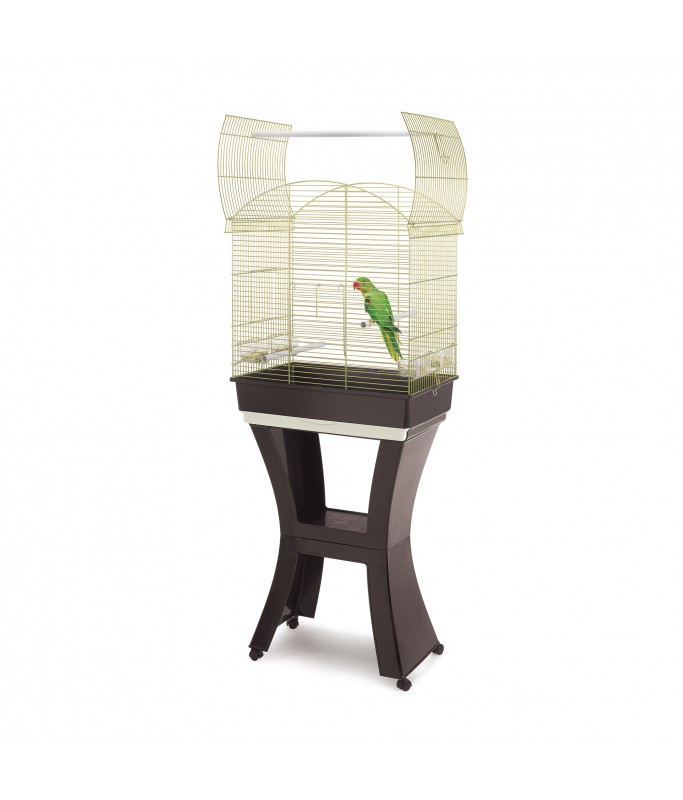 IMAC Calla Bird Cage[Color - Brown, Dimension - 62 x 43 x 78-150cm, Size - S]