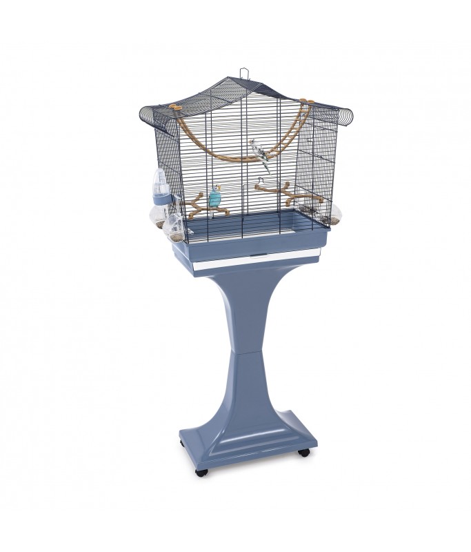 IMAC Sofia Cage for Canaries, Parakeets and Exotic birds[Color - White, Dimension - 63 x 33 x 61-133cm]