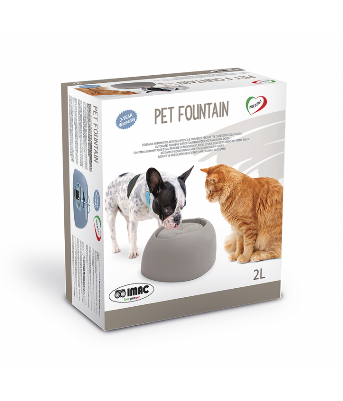 IMAC PET FOUNTAIN-Drinking fountain for Dogs and Cats 32x28x13cm (2L)