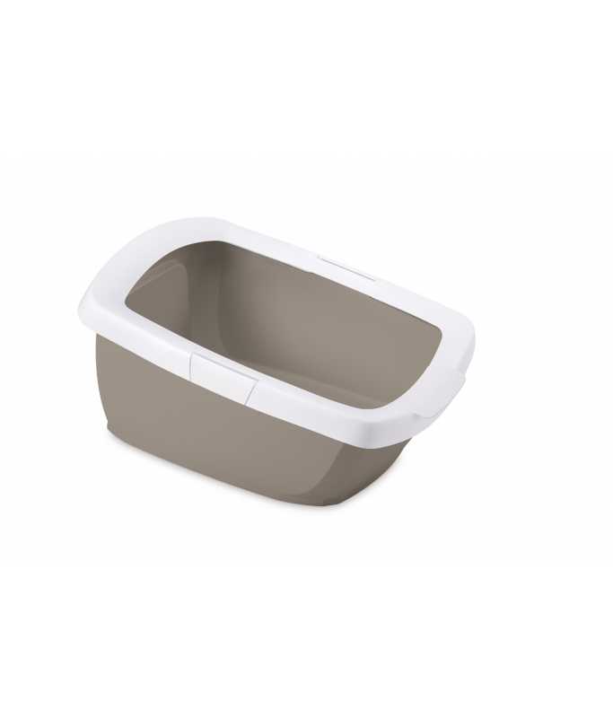 IMAC Funny Junior Litter Tray+Border - 57X43X28.5CM[Color - Grey]