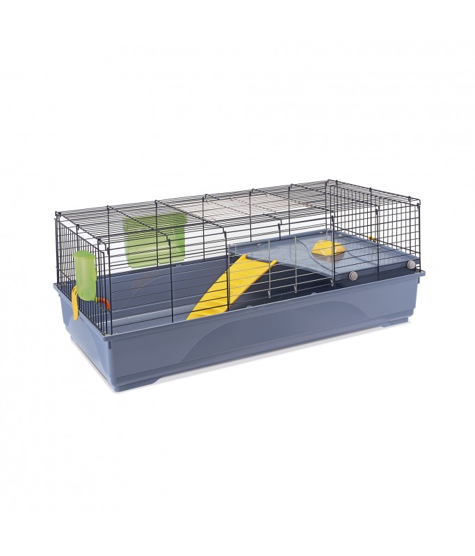 IMAC RONNY 120-Cage for Rabbits And Guinea Pigs[Dimension - 120x60x46.5cm]