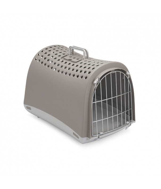 IMAC Linus Carrier for Cats and Dogs[Color - Grey, Dimension - 50 x 32 x 34.5cm]