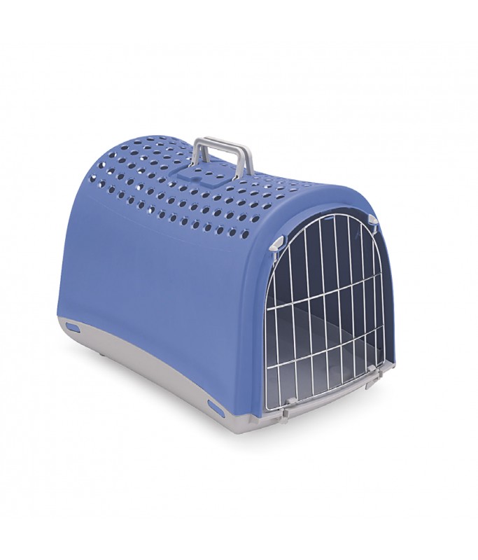 IMAC Linus Carrier for Cats and Dogs[Color - Blue, Dimension - 50 x 32 x 34.5cm]