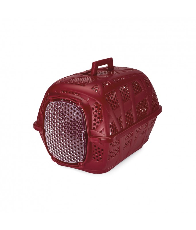 IMAC CARRY SPORT Carriers for Cats and Dogs -  48.5 x 34 x 32cm[Color - Maroon, Dimension - 48.5 x 34 x32cm]