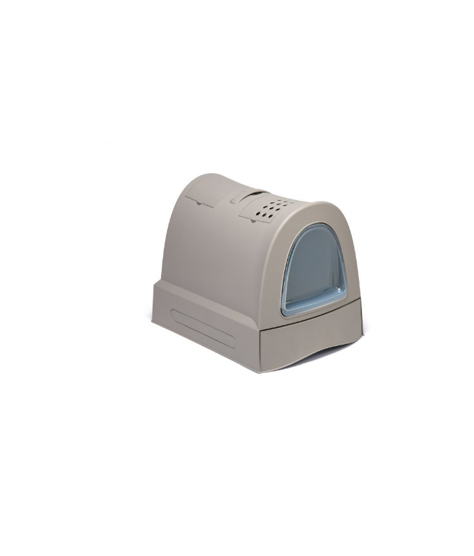 IMAC Zuma Litter Box For Cats - 40 x 56 x 42.5cm[Color - Beige, Dimension - 40 x 56 x 42.5cm, Size - M]