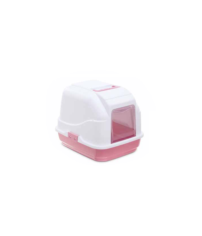 IMAC Cat - Hooded Cat Toilets - 50 x 40 x 40cm[Color - Pink]