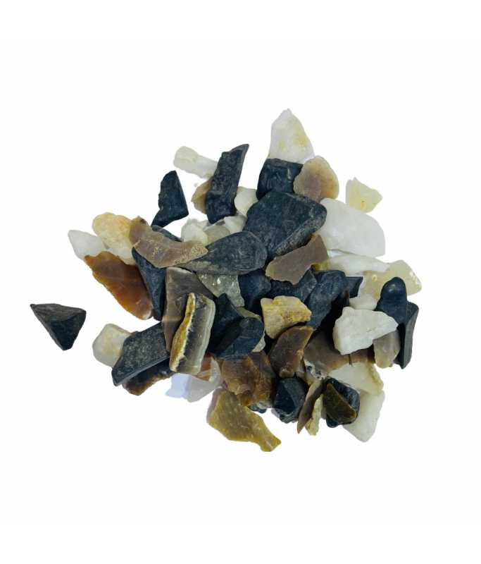 Indian Stone Aquarium Chips - Gravel - C16 - 25 KG