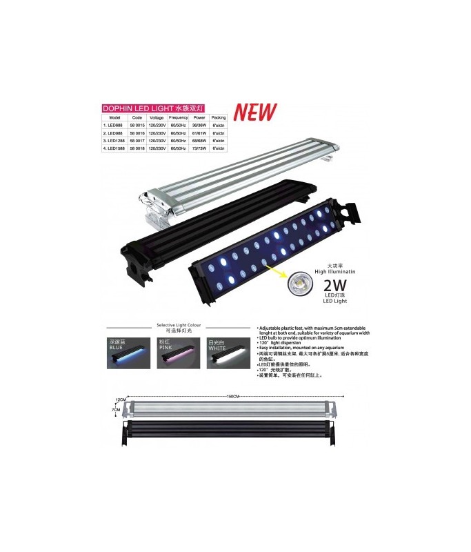 KW Zone Dophin LED Light[Power - 36W]