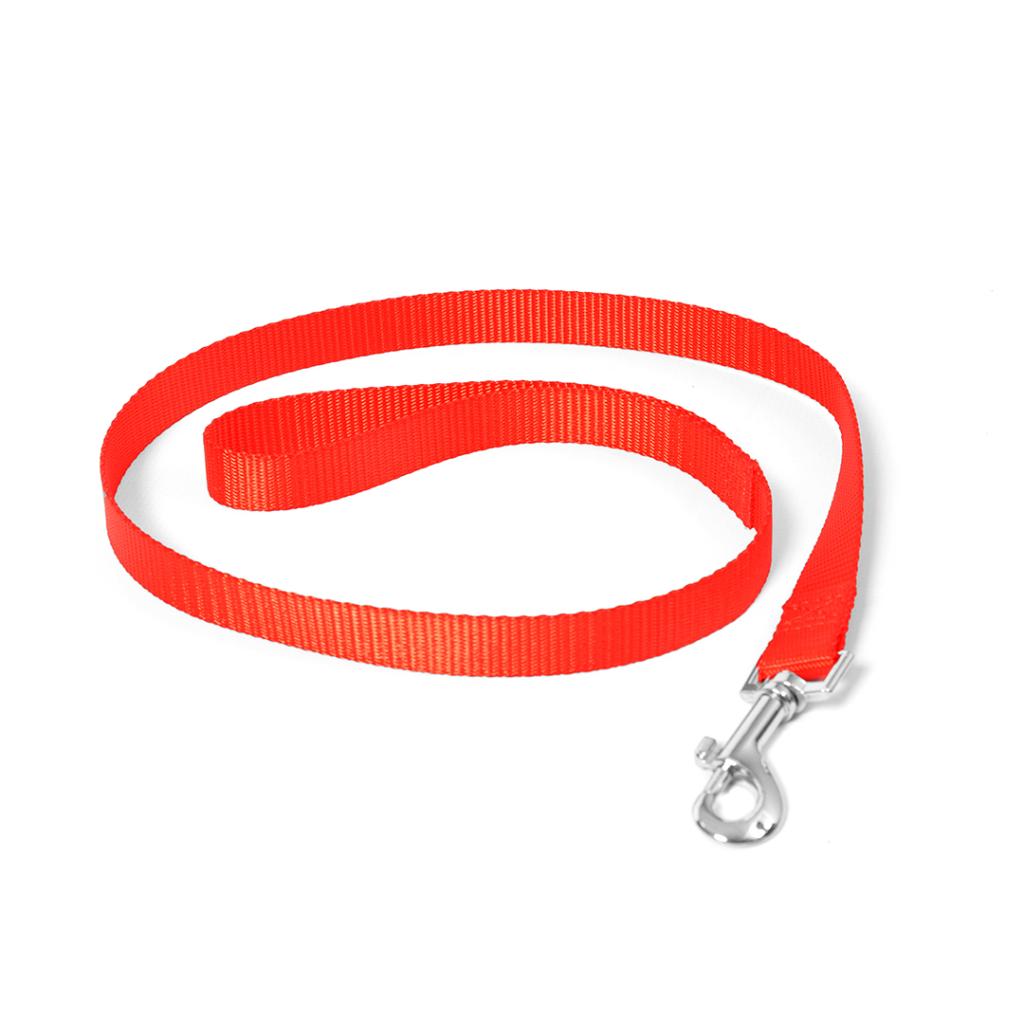 Duvo Nylon lead[Color - Red, Dimension - 100cm/25mm]