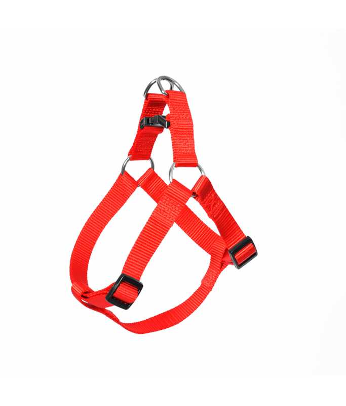 Duvo+ Nylon Step In Harness, Red[Dimension - 40-50cm x 15mm]