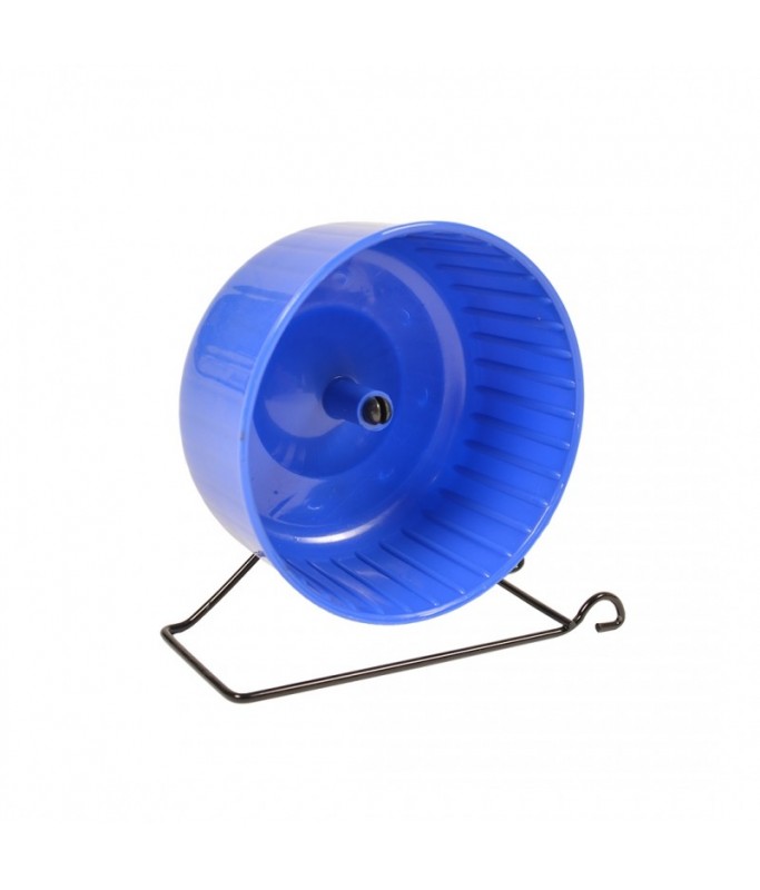 Duvo Hamster Wheel With Standard Blue/Grey 14 x 7cm[Dimension - 14 x 7cm]