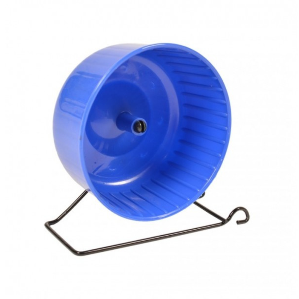 Duvo Hamster Wheel With Standard Blue/Grey 14 x 7cm[Dimension - 14 x 7cm]