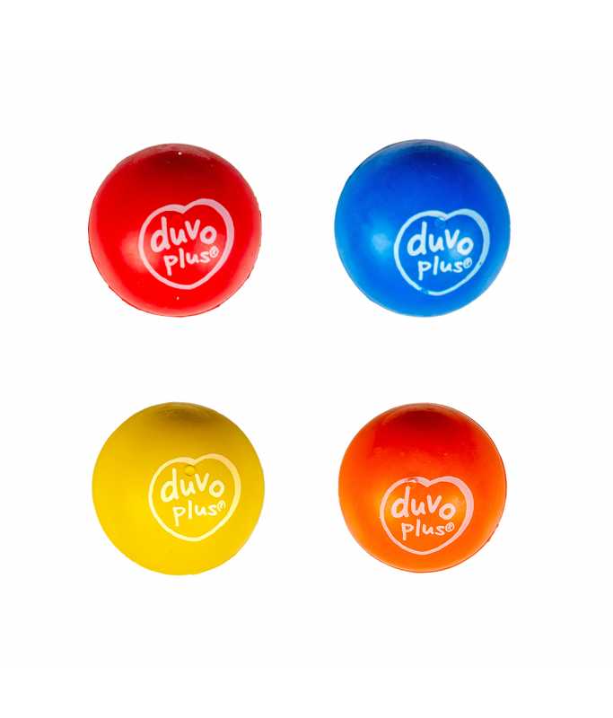 Duvo+ Rubber Bouncy Ball Mixed Colors  6.5 cm[Diameter - Ø6.5 cm]