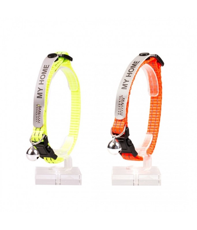 Duvo Cat Collar Reflective 20 - 30cm/10mm[Texture - Uni Address]