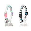 Duvo Cat Collar Nylon Mixed Colors 20 - 30cm / 10mm[Texture - Scottish Squares]